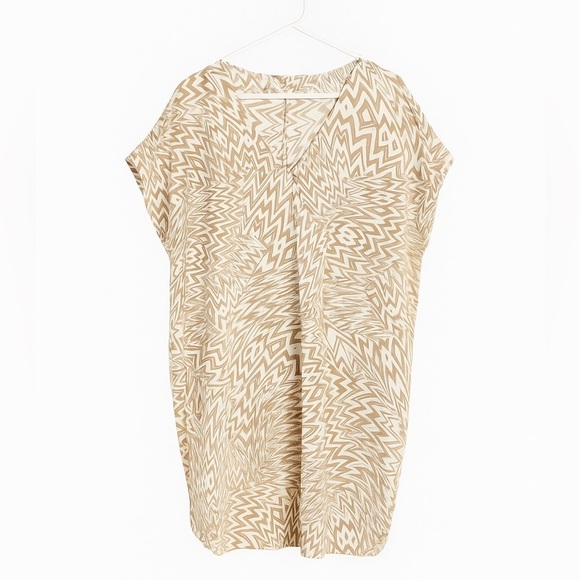 Maggy London Women’s Aztec Midi Dress Size 8 Western Contemporary Lagenlook - Picture 1 of 5